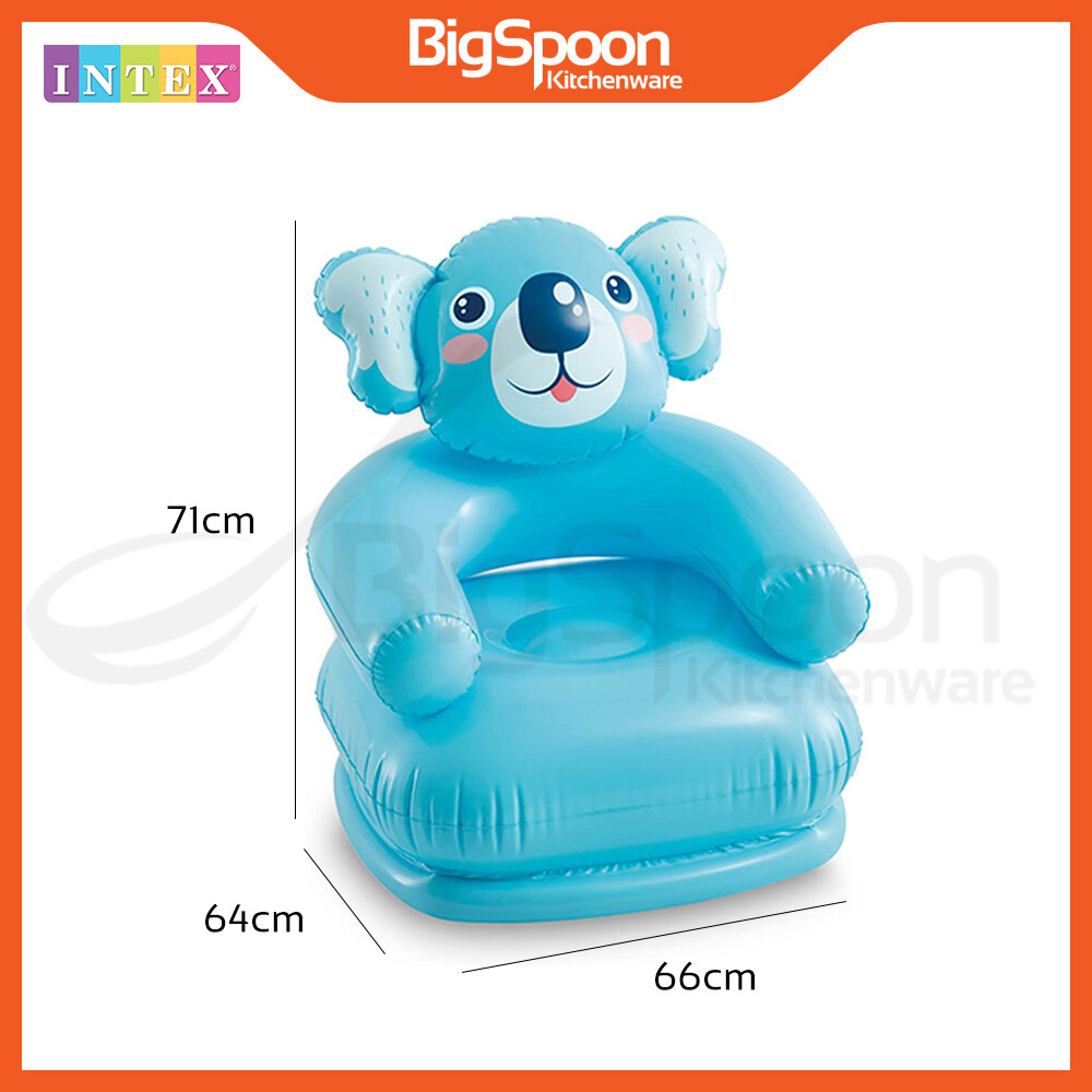 INTEX 68556 Happy Animal Inflatable Chair Inflatable Sofa for