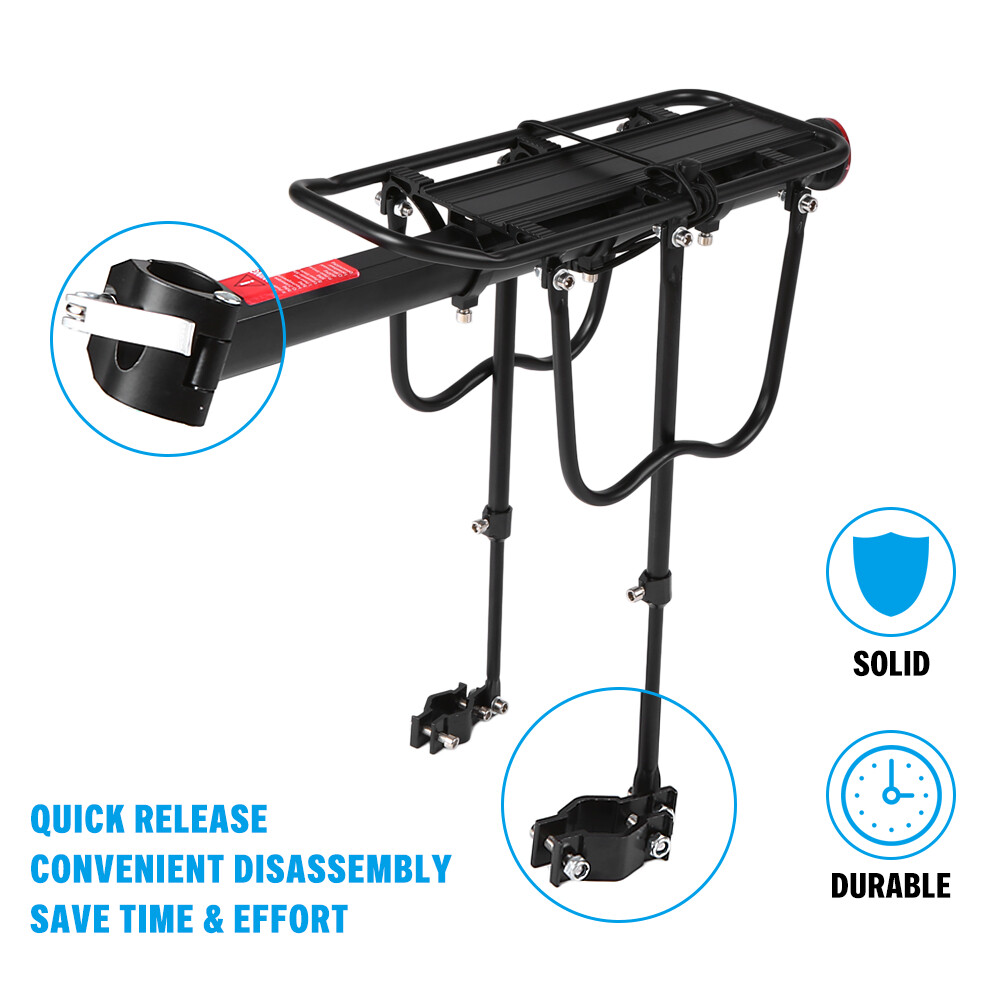 Clearance Sale Mountain Bike Cargo Rack Adjustable Aluminum Alloy Bicycle Rear Rack Mtb Pannier Luggage Carrier Rack Lazada Singapore