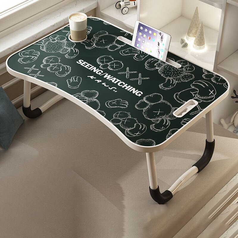 Can lift the bed, desk, student study table, dormitory artifact computer, multi-functional household folding small table, small