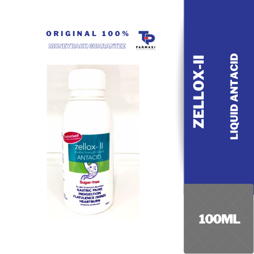 ZelloxII Double Strength Liquid Antacid 100ml Lazada