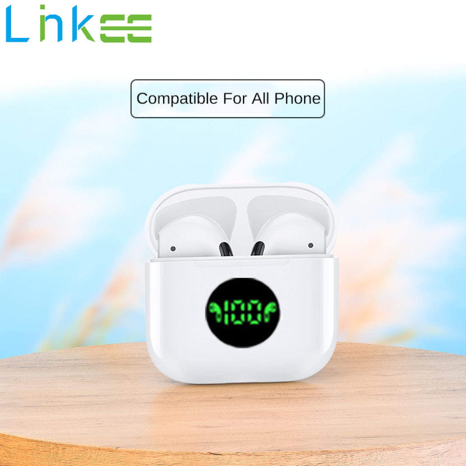 Tai nghe bluetooth mini pro 4, tai nghe không dây tws, tai nghe thể thao hộp đựng tai nghe và tai nghe