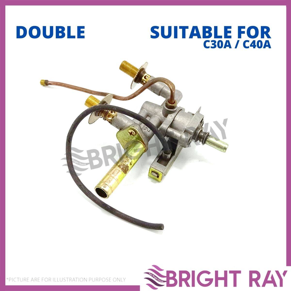 Alat Ganti Dapur Gas Stove Igniter Valve Dapur Gas Api Slow Gas Stove Spare Part Ignition Stove