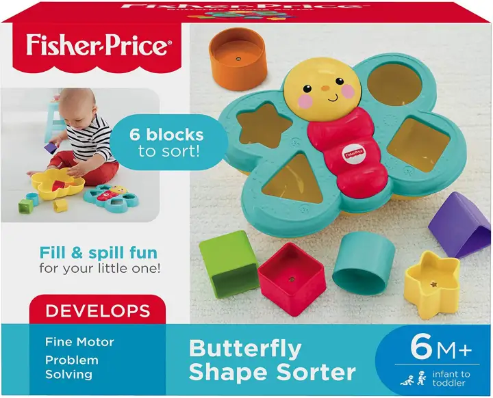 fisher price butterfly shape sorter