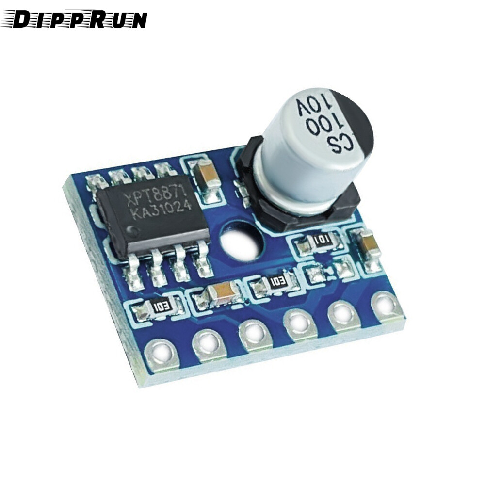 Dipprun 5W 5128 Mini Class D mô-đun bộ khuếch đại kỹ thuật số Hội Đồng Quản trị âm thanh một kênh bảng khuếch đại công suất kỹ thuật số đơn kênh bảng khuếch đại công suất vs88715v thấp biến dạng tiếng ồn thấp