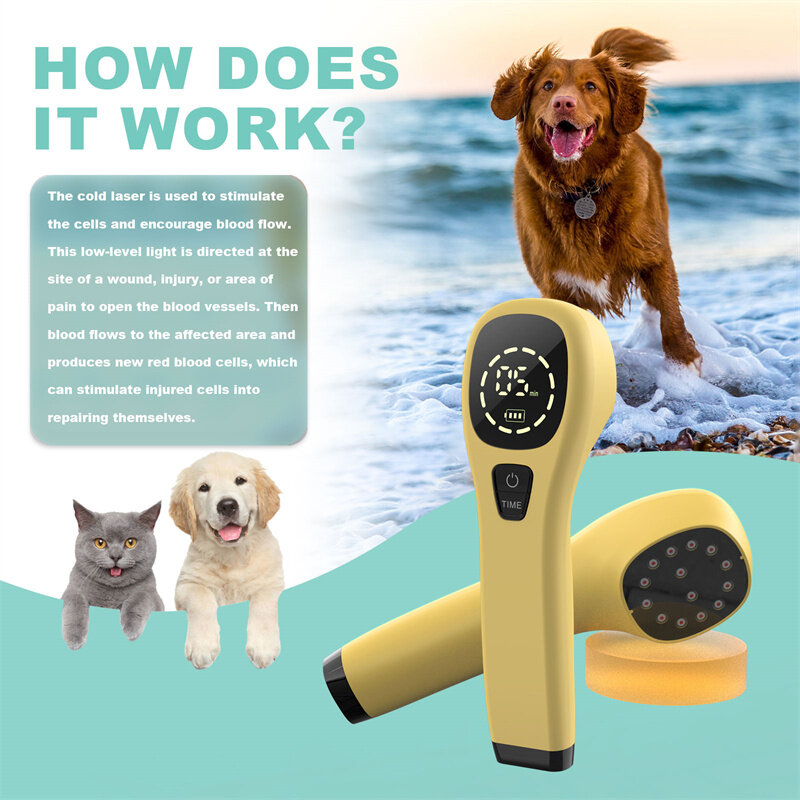 KTS Light Therapy for Dogs and Pets - Cold Laser Therapy device Therapy ...