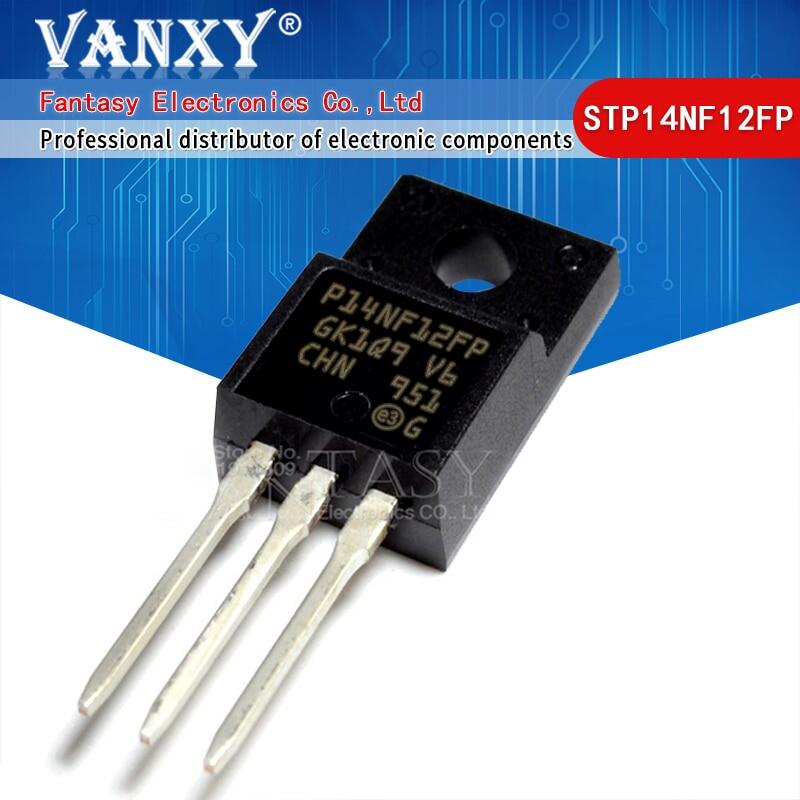 10pcs stp14nf12fp to-220f stp14nf12 to220f p14nf12fp p14nf12 to-220