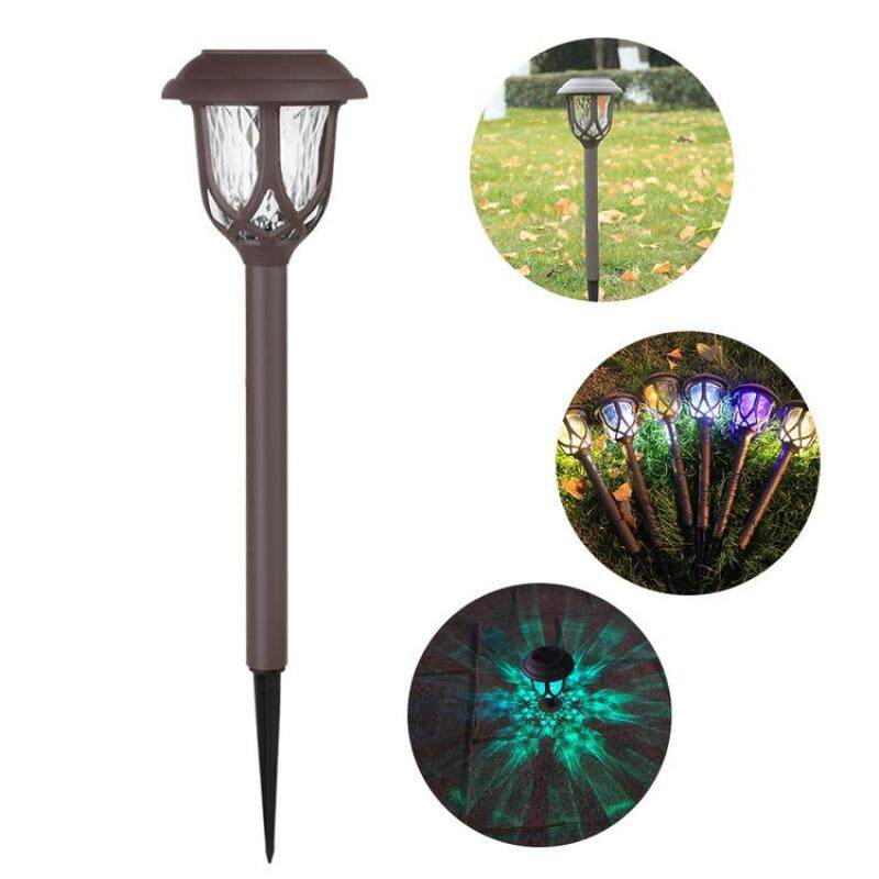 Mỗi 2 Gói Đèn LED Năng Lượng Mặt Trời Đèn Vườn Không Thấm Nước Đầy Màu Sắc Thay Đổi Độ Sáng Đèn Thảm Cỏ Cho Khu Vườn Ngoài Trời