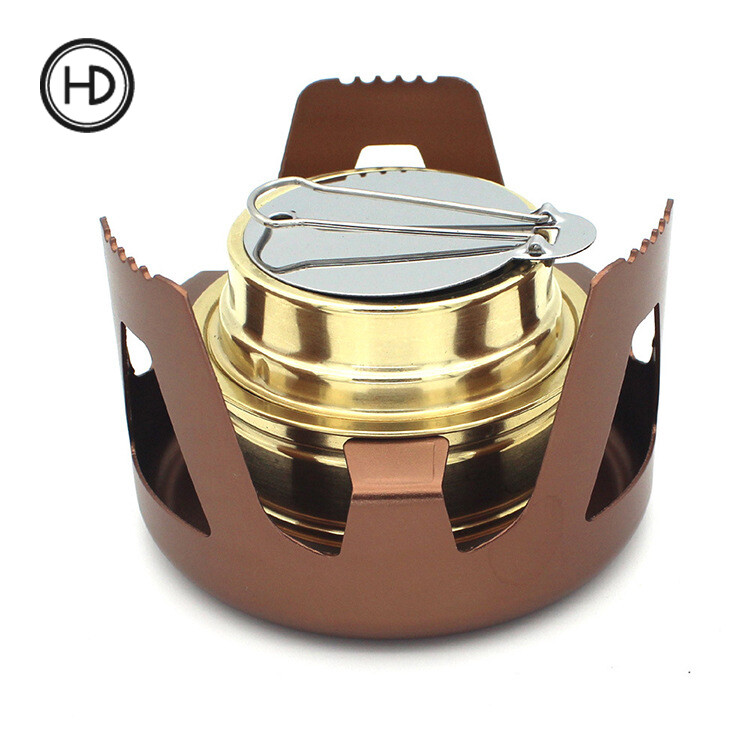Bếp cồn cắm trại ngoài trời, bếp cồn lỏng hóa hơi, bếp cồn mini, bếp cồn sáng tạo di động, chất liệu cao cấp