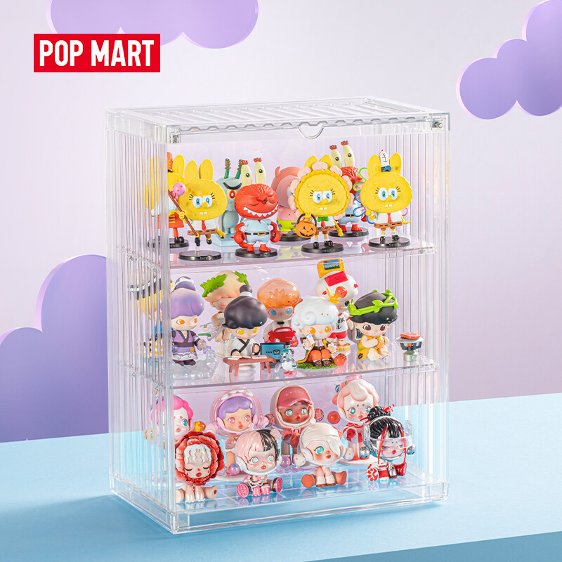 POP MART 400% Display Box Transparent Assembled Container（not included Blind Box）