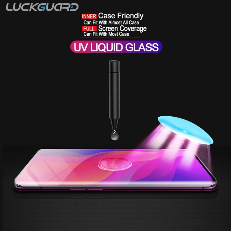 9h full glue curved uv tempered glass for samsung galaxy s8 s9 s10 plus s20 s21 s22 s23 ultra note 8 9 10 screen protector film