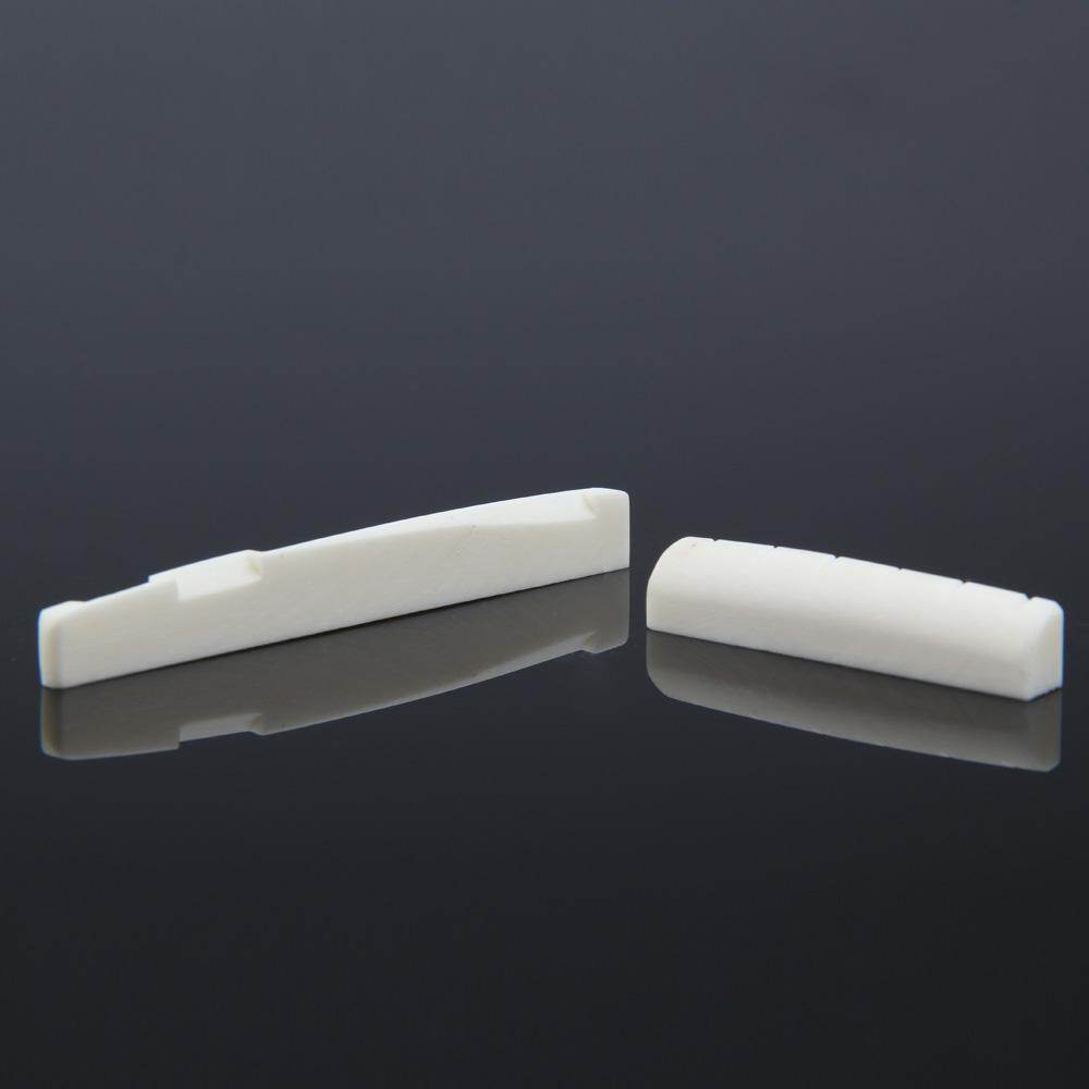 Buffalo Bone Guitar Bridge Nut Yên Cho 6 Dây Guitar Cổ Điển Trắng EDD2