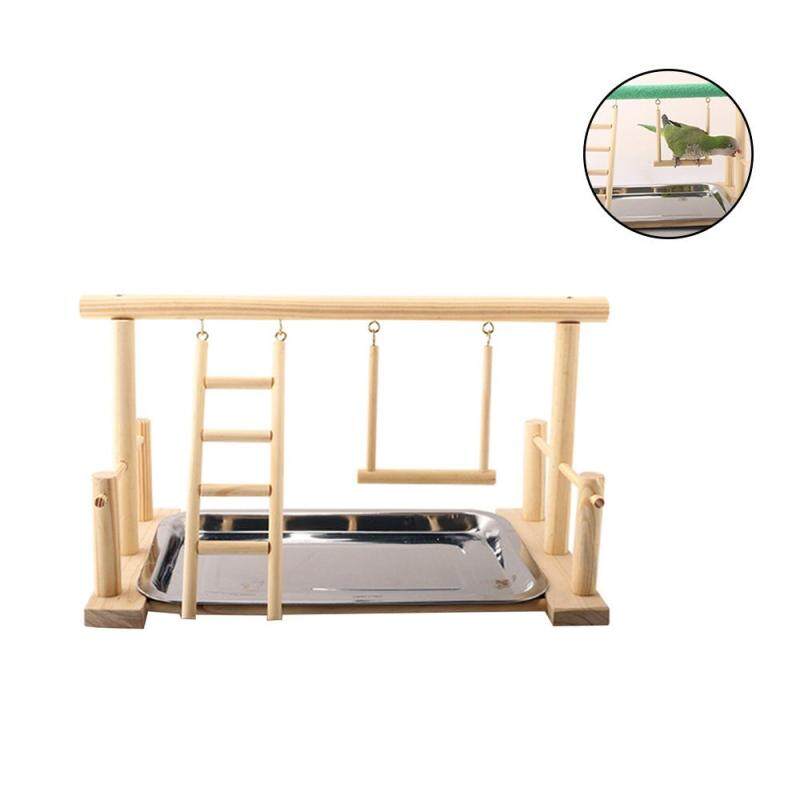 Giá Gỗ Chơi Đùa Cho Thú Cưng Comebuy88, Khung Hình Chim, Vẹt, Sân Chơi, Phòng Tập Thể Dục, Có Khay