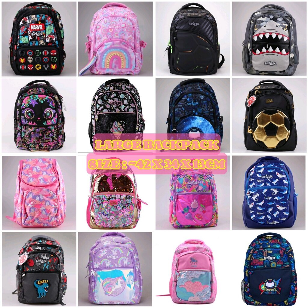 SMIGGLE School Bag, Smiggle Backpack | Shopee Singapore