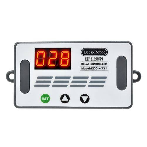 Aideepen Rơ Le Trễ Hẹn Giờ Chu Kỳ Kích Hoạt DDC-331 DC 12V Rơ Le Điều Khiển Thời Gian Có Thể Điều Chỉnh Màn Hình Kỹ Thuật Số LED Rơ Le Có Hộp Đựng