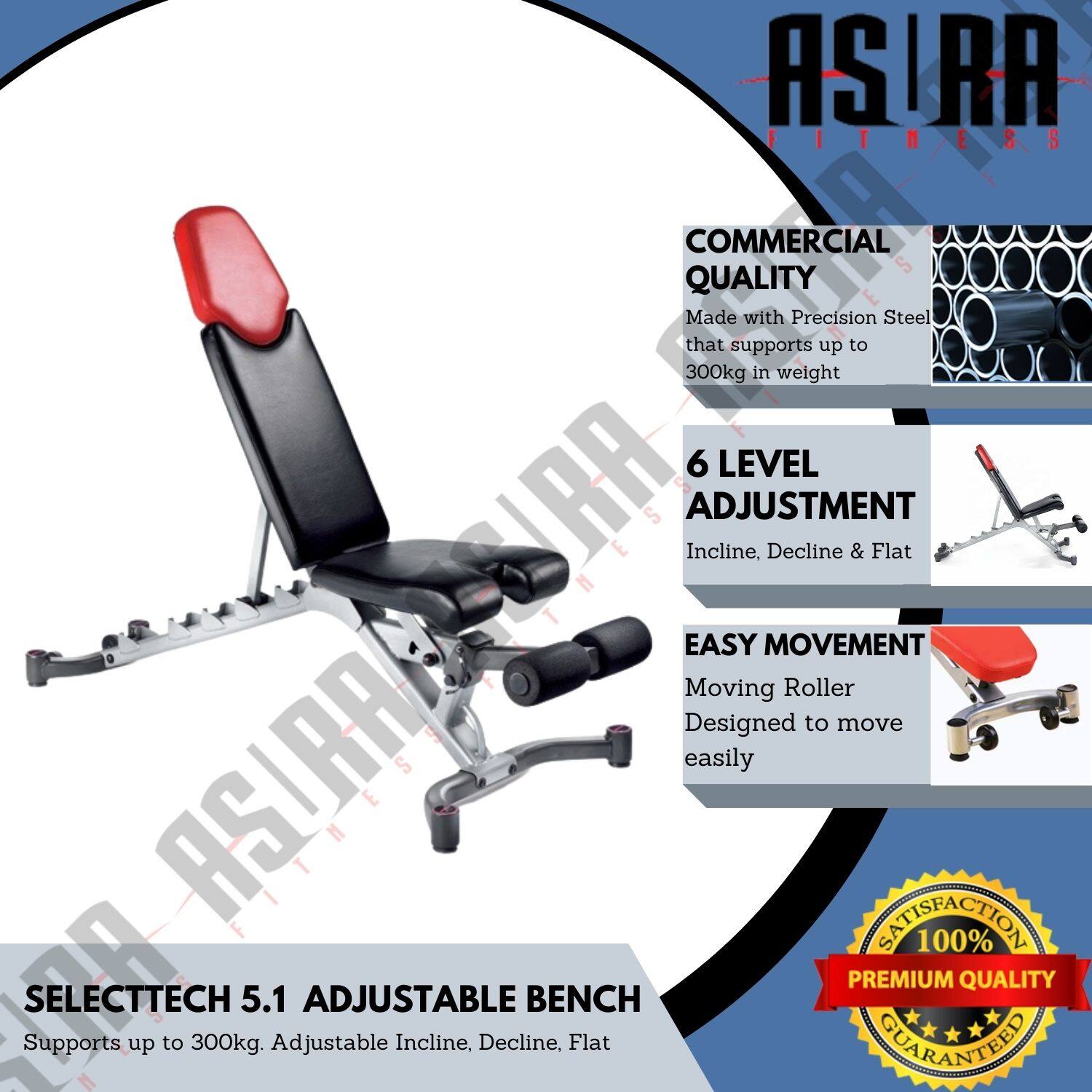 Selecttech discount 5.1 bench