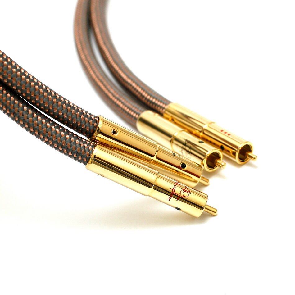 Hifi RCA Uphase 40Th Anniversary Edition RCA Interconnect Audio Plated Plug