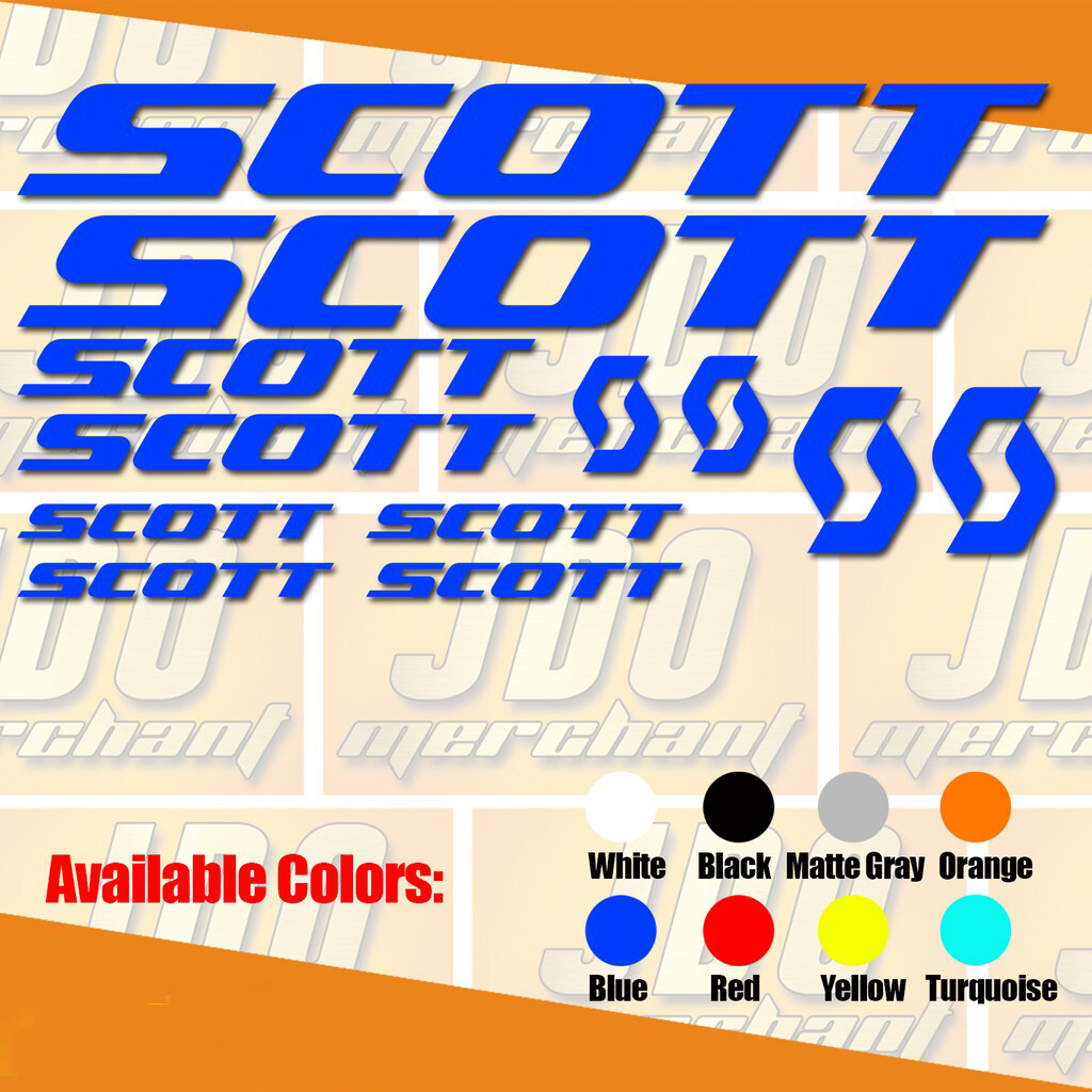 Wellsunny Scott Bộ Miếng Dán Vinyl Cho Xe Đạp