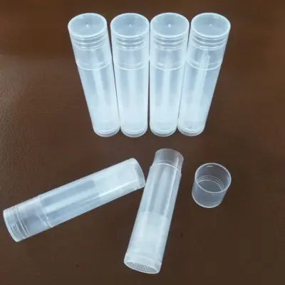 MICOCAH Sale 10pcs 5g Empty Hot Lipstick Bottles Lip Balm Tubes Transparent Cosmetic Containers