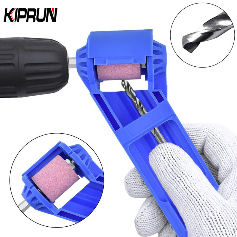 [Ready stock] KIPRUN Corundum Grinding Wheel Drill Bit Sharpener Titanium Drill Portable Drill Bit Powered Tool Parts, for Drill Sharpener Power Tool