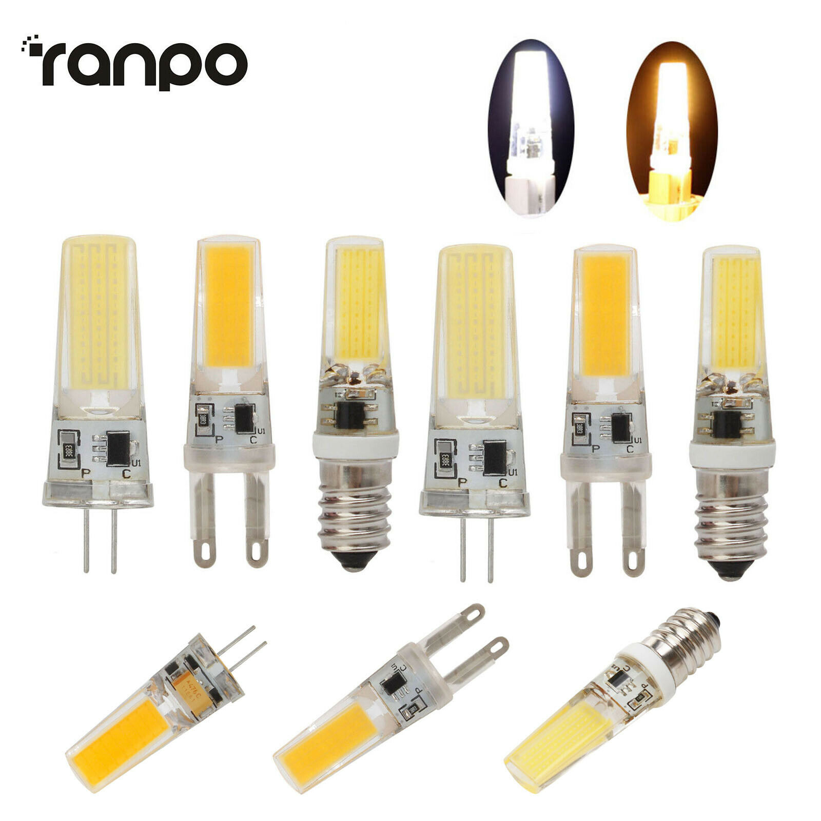 Dimmable G4 G9 LED Lamp Bulb AC/DC 12V E14 220V 7W COB SMD LED Lighting Lights Replace 50W Halogen Spotlight Chandelier Lampada