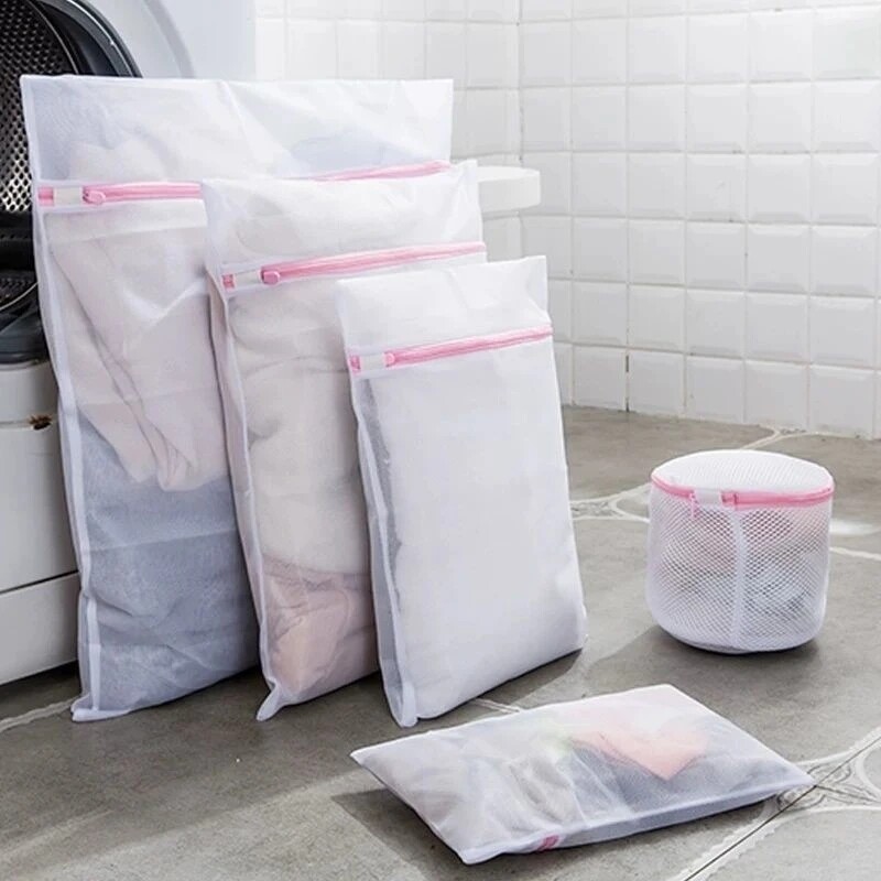 Túi giặt lưới polyester đồ sắp xếp gia dụng thô Net giỏ đựng đồ giặt túi giặt đồ cho máy giặt túi áo ngực lưới