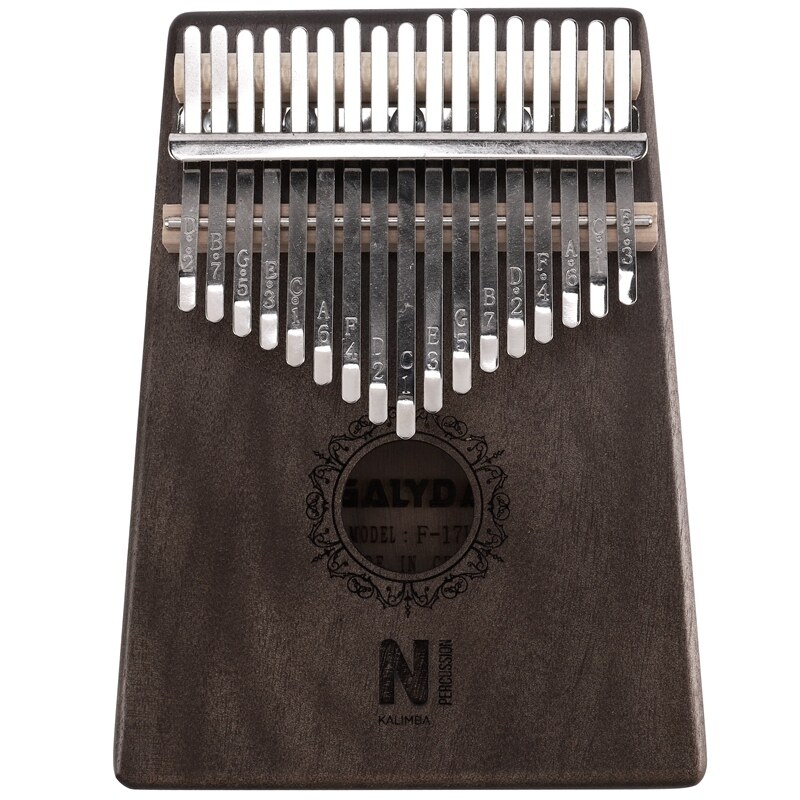 17 Keys Kalimba Sun Flower Thumb Piano Mahogany Wood Finger Piano Musical Instrument with Tuner Hammer Storage Box Malaysia