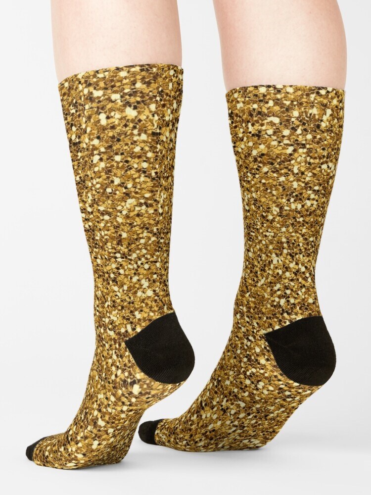 Golden Sparkle Socks Socks women 39;s Children 39;s socks