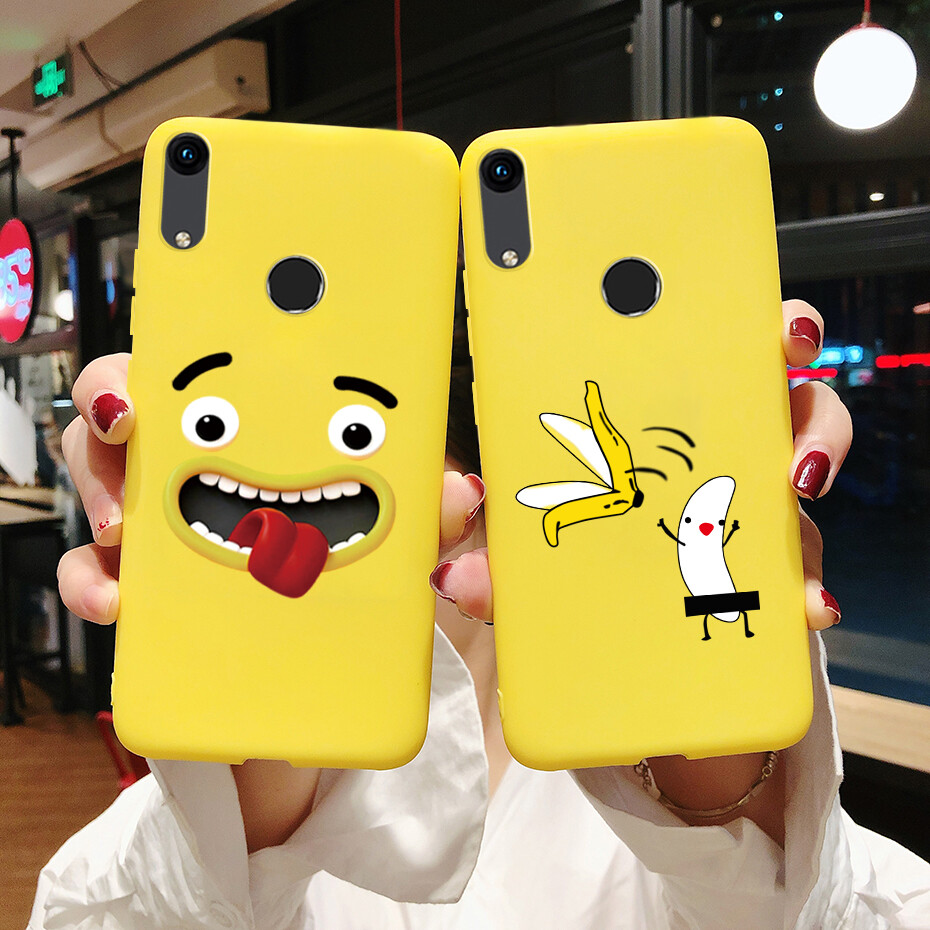 Case for huawei honor 8a casing cute painted soft silicone tpu phone case for huawei honor8a 6.09