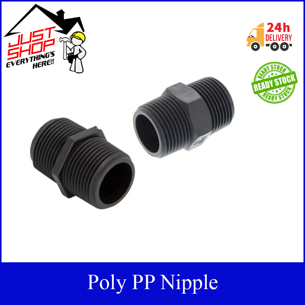 Pvc Nipple / Poly Nipple / Pvc Plastik Penyambung Nipple / 15mm (1/2