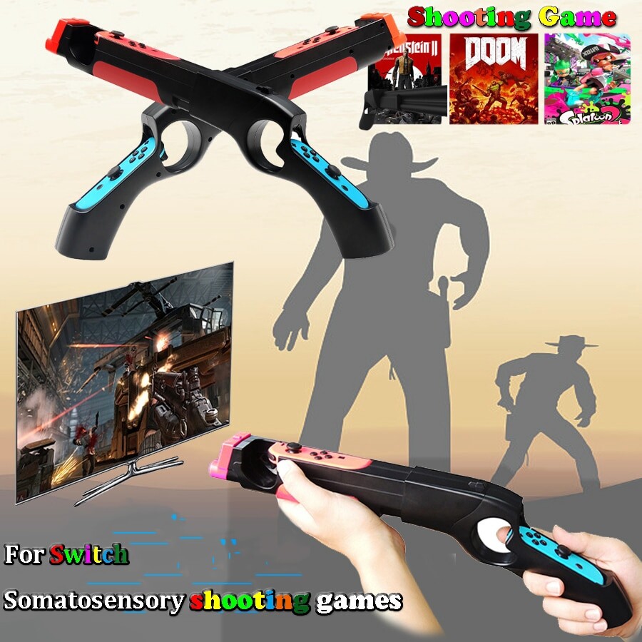 Nintendo Switch Joy-con Games Peripherals Handgrip Sense Shooting game Handle Joystick Holder for NS Controller