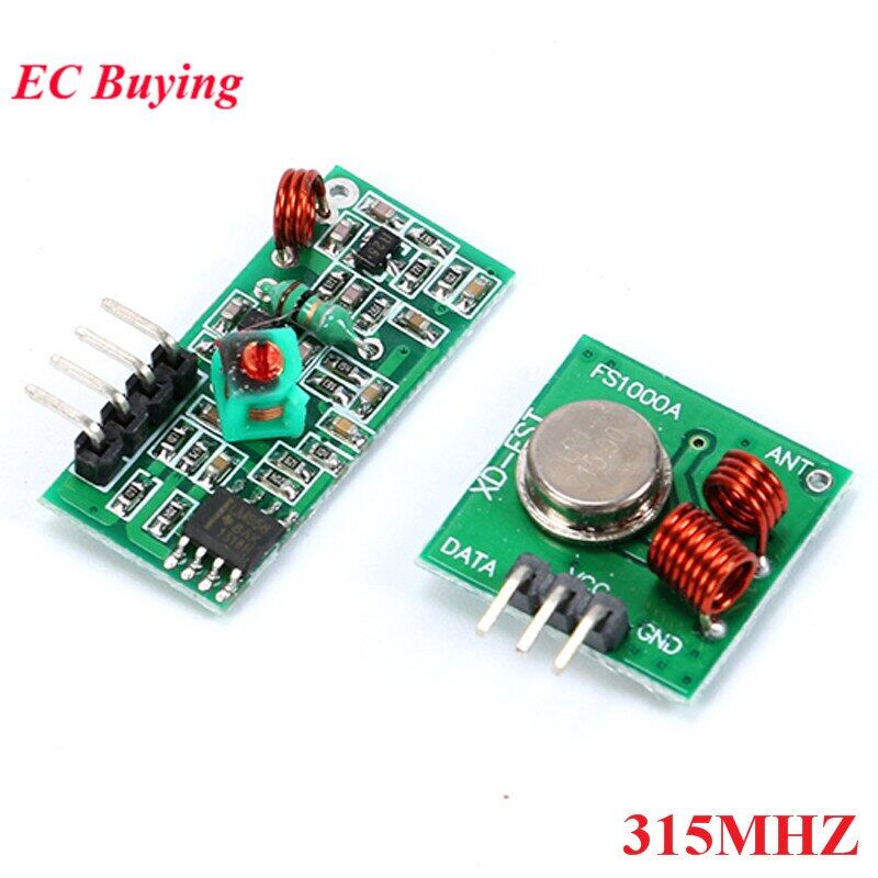 315mhz 433mhz RF Transmitter and Receiver Module for Arduino/ARM/MCU WL Wireless Remote Control Module Board Electronic DIY Kit