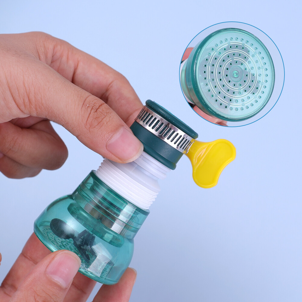 Rotatable Telescopic Faucet Extender Faucet Water Saving Anti Splash Filter