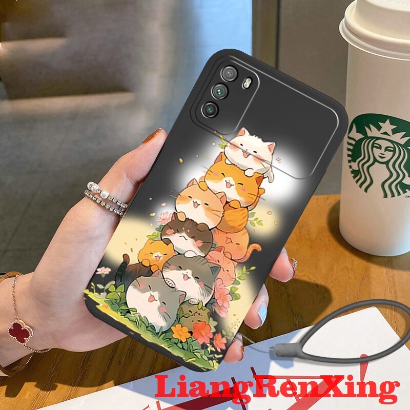 Casing xiaomi poco m3 phone case Softcase Liquid Silicone Protector Smooth shockproof Bumper Cover new design YTDMM01