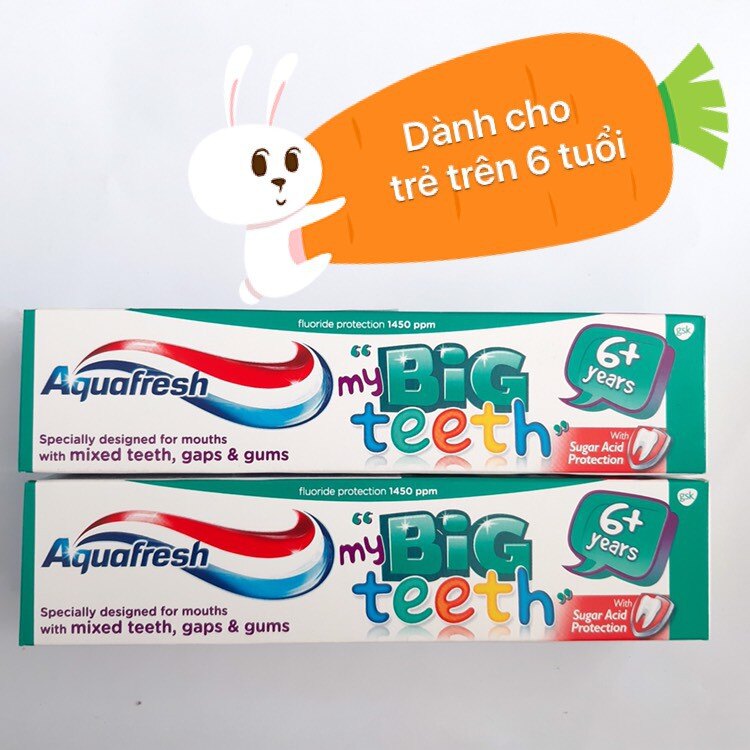 Aquafresh My Big teeth Toothpaste from 6 years old 50ml