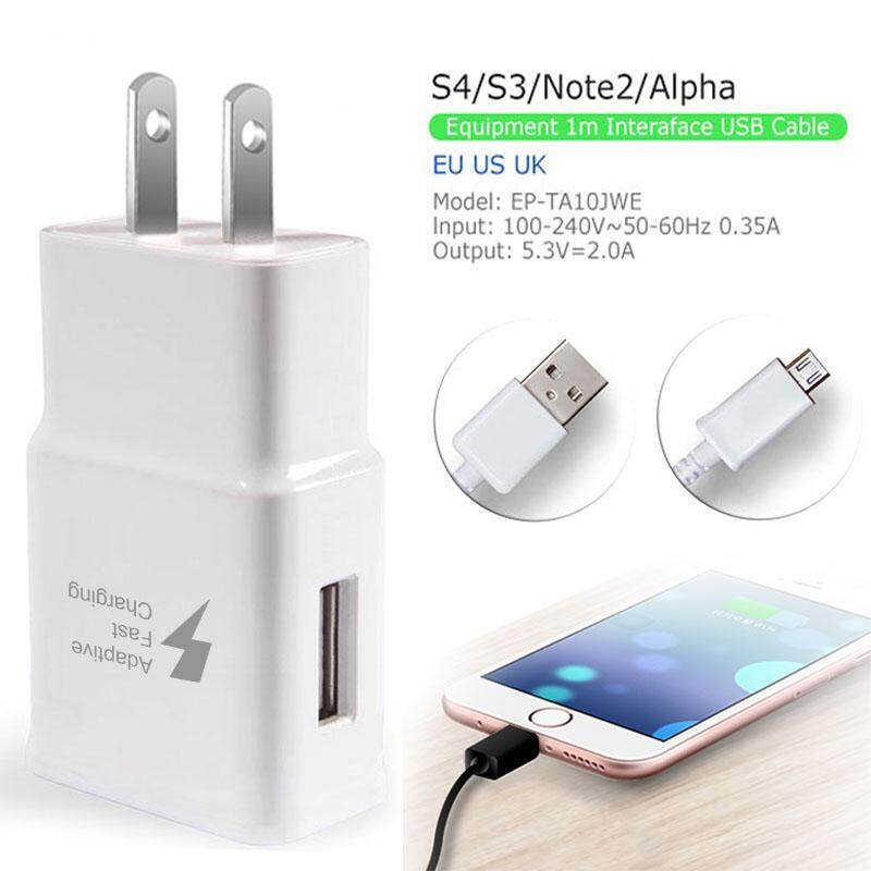 Giá 18 W 5V 2A 2.0 Du Lịch Nhanh Sạc Tường Cáp Sạc Cho Điện Thoại Samsung M30s A20s iPhone 11 Pro Huawei xiaomi Redmi Oppo Sạc Tường EU Cắm Sạc Nhanh