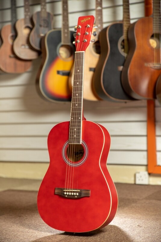 Music Luthier by DClair Standard 36 Inch Folk Guitar F-136 RD (RED) Malaysia Malaysia