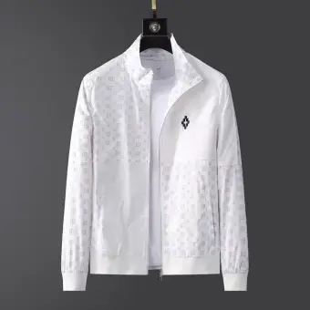 white casual jacket