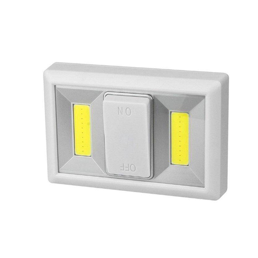 ĐẦU Hoạt Động Bằng Pin Không Dây Từ COB LED Siêu Sáng Công Tắc Bóng Đèn