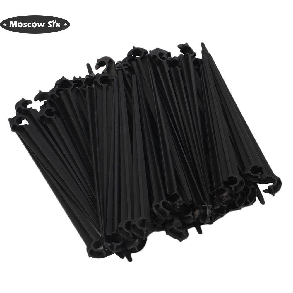 50pc Hook Fixed Stems Support Holder for 4/7 Drip Irrigation Water Hose