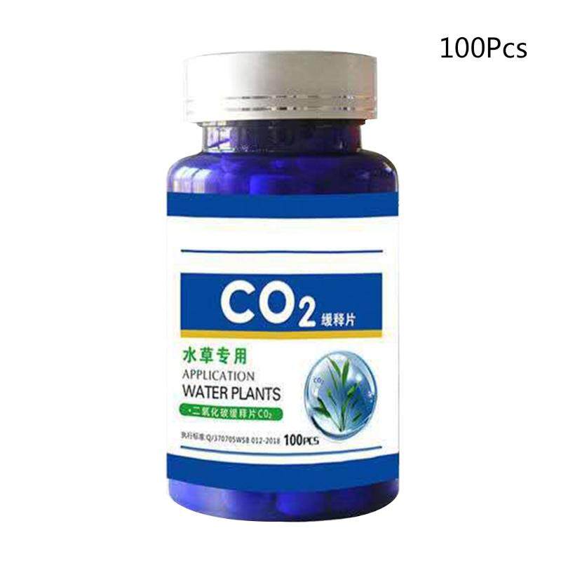 60/100Pcs Aquarium CO2แท็บเล็ตคาร์บอนไดออกไซด์เม็ด Diffuser สำหรับ