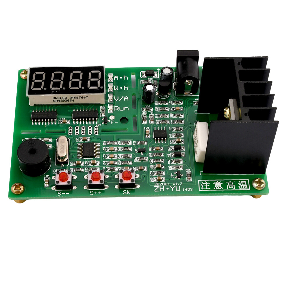 Voktta dc12vzb206 + v1.3 dụng cụ kiểm tra dung lượng pin 18650 Kiểm tra dung lượng pin lithium với kiểm tra kháng nội bộ phụ trợ