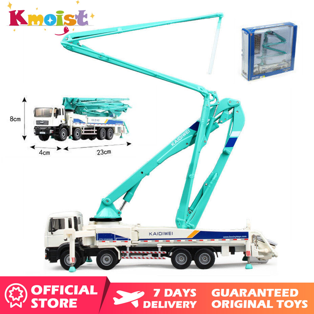 KDW 1:55 Scale Diecast Concrete Pump Truck Construction Vehicle Car Model Toys 