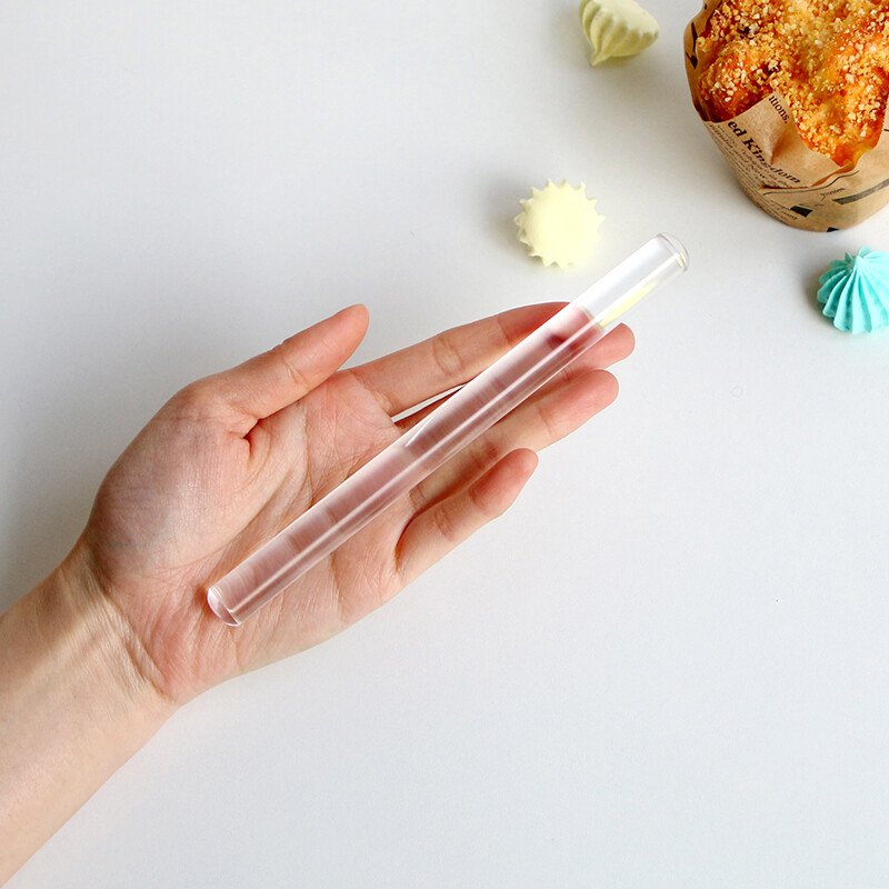 Houseeker Acrylic Cán Pin Kẹo Mềm Trang Trí Bánh Bột Con Lăn Dụng Cụ Nấu Nướng