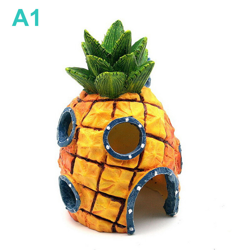 Mini Sponge Figure Bob Toys Aquarium Fish Tank Ornaments for Fish Tank Aquarium