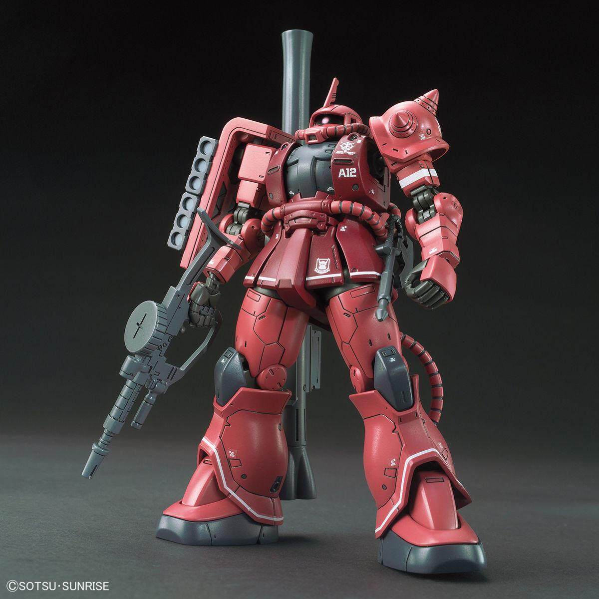 Bandai HG 1/144 MS-06S Zaku II Principality Of Zeon Char Aznable's ...