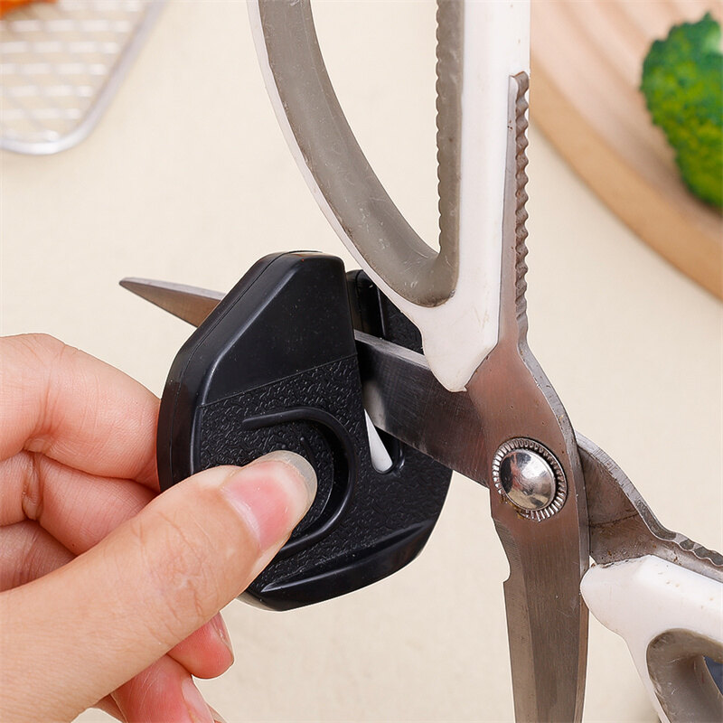 1/3Pcs Mini Knife Sharpener Multifunction Fruit Knife Scissor Sharpeners Home Kitchen Whetstone Sharpening Support Tool
