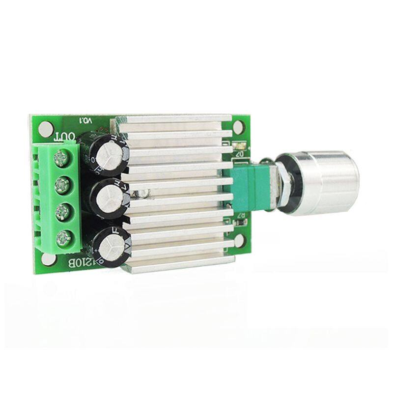 12V 24V 10A PWM DC Motor Speed Controller Adjustable Speed Regulator Dimmer Control Switch for Fan Motors