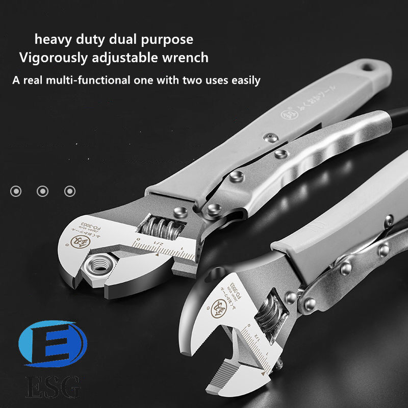 10 Cờ Lê Điều Chỉnh Khóa MaxGrip Dài