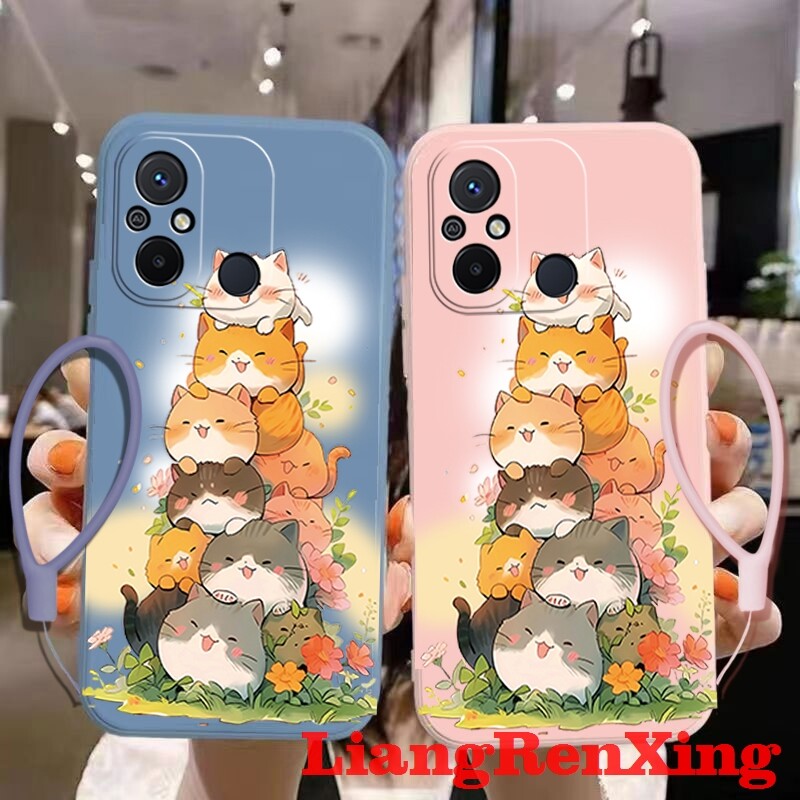 ốp lưng Ốp lưng mềm vỏ điện thoại Redmi 12c 5g bảo vệ Silicone lỏng vỏ Cản Sốc chống sốc mịn thiết kế mới ytdmm01 đẹp viền vuông cute