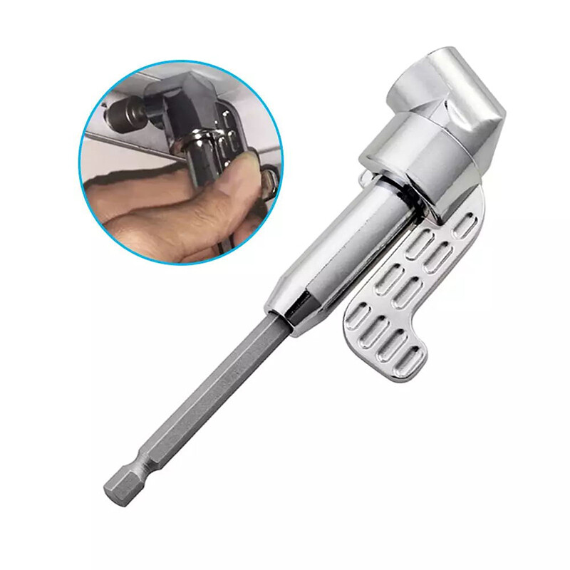 [Hàng Có Sẵn] KIPRUN Đầu Vít Mở Rộng Góc 105 Độ Bộ Chuyển Đổi Ổ Cắm Đầu Vít Có Thể Điều Chỉnh Đầu Vòi Cho Tuốc Nơ Vít Đầu Vít Góc Phải 1/4 Inch Đầu Lục Giác